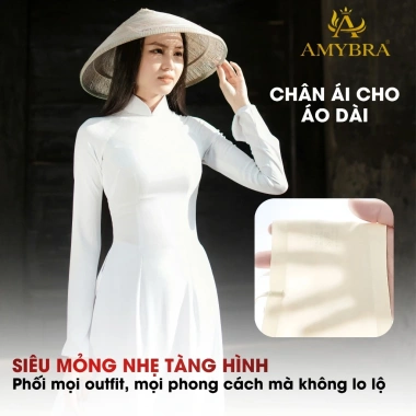 Áo Ngực Su Đúc Không Gọng Tàng Hình Mỏng Mịn Thoáng Mát AMYBRA A01 - Giá 129k 5