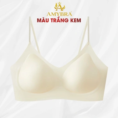 Áo Ngực Su Đúc Không Gọng Tàng Hình Mỏng Mịn Thoáng Mát AMYBRA A01 - Giá 129k 10