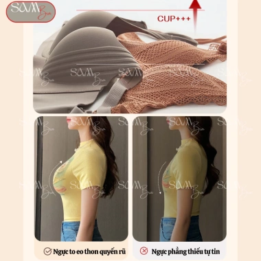 Áo Ngực Su Đúc SamBra Không Gọng Ôm Quả, Chống Xệ, Lưng To, Thoáng Mát, Giá 169k 3 Áo Ngực Su Đúc SamBra Không Gọng Ôm Quả, Chống Xệ, Lưng To, Thoáng Mát, Giá 169k 3