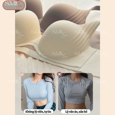 Áo Ngực Su Đúc SamBra Không Gọng Ôm Quả, Chống Xệ, Lưng To, Thoáng Mát, Giá 169k 5 Áo Ngực Su Đúc SamBra Không Gọng Ôm Quả, Chống Xệ, Lưng To, Thoáng Mát, Giá 169k 5