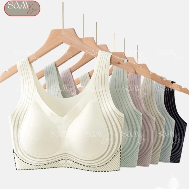 Áo Ngực Su Đúc SamBra Nữ Không Viền Nâng Ngực Mềm Mại, Không Gọng Che Mỡ Lưng Nách - Giá 119k (Giá Gốc 153.5k) 8 Áo Ngực Su Đúc SamBra Nữ Không Viền Nâng Ngực Mềm Mại, Không Gọng Che Mỡ Lưng Nách - Giá 119k (Giá Gốc 153.5k) 8