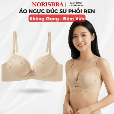 Áo Ngực Su Ren Mềm Mại Không Gọng Nữ AMYBRA A5.482 - Mẫu Mới 2.026 Giá 125k