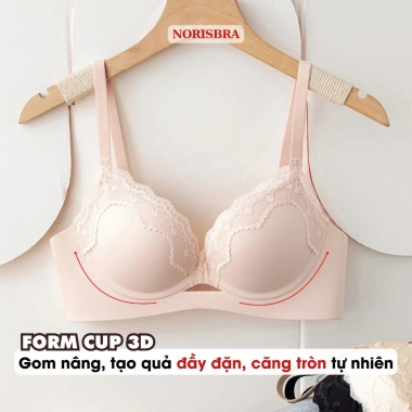 Áo Ngực Su Ren Mềm Mại Không Gọng Nữ AMYBRA A5.482 - Mẫu Mới 2.026 Giá 125k