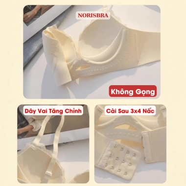 Áo Ngực Su Ren Mềm Mại Không Gọng Nữ AMYBRA A5.482 - Mẫu Mới 2.026 Giá 125k