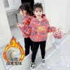 Áo nỉ bé gái lót lông cừu – Phong cách mới, dày dặn, chui đầu, giảm 20% 6