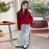Áo nỉ bé gái rộng rãi phong cách mới, ve áo thời trang - giảm 16% chỉ 390.150₫ 5