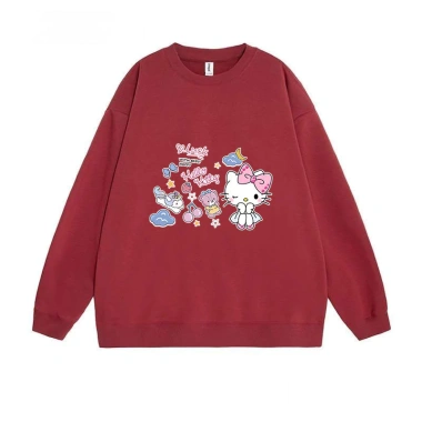 Áo nỉ dài tay cổ tròn cotton 320Gsm VERDANT Oversize Unisex Nam Nữ - 209k