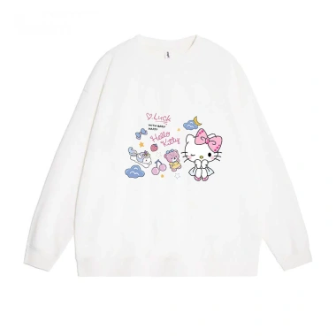 Áo nỉ dài tay cổ tròn cotton 320Gsm VERDANT Oversize Unisex Nam Nữ - 209k 10 Áo nỉ dài tay cổ tròn cotton 320Gsm VERDANT Oversize Unisex Nam Nữ - 209k 10
