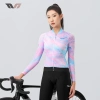 Áo nỉ dài tay ROCKBROS nữ - Co giãn cao, thoáng khí, nhanh khô, phụ kiện xe đạp