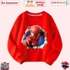 Áo Nỉ Dài Tay Thu Đông Bé Trai Người Nhện 3D CIUCIU KID - ấm áp, mềm mại