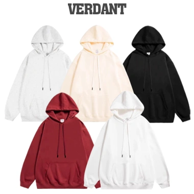 Áo nỉ dài tay VERDANT 300Gsm màu trơn, size lớn Unisex AT.500 - Giá 265k giảm từ 318k