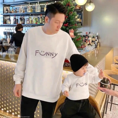 Áo Nỉ Gia Đình Sweater Funny Đôi Loại 1 Đủ Màu Đủ Size - Giá 45.000₫ Giảm Đặc Biệt 8