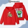 Áo nỉ hoodie babyloveGO bé trai 1-10 tuổi, ấm áp, túi, mũ in hình Khủng Long 3