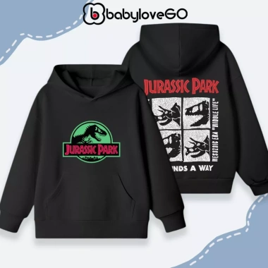 Áo nỉ hoodie babyloveGO bé trai 1-10 tuổi, ấm áp, túi, mũ in hình Khủng Long 6 Áo nỉ hoodie babyloveGO bé trai 1-10 tuổi, ấm áp, túi, mũ in hình Khủng Long 6