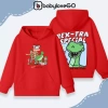 Áo nỉ hoodie babyloveGO bé trai 1-10 tuổi, ấm áp, túi, mũ in hình Khủng Long 9