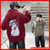 Áo nỉ hoodie bé trai thu đông, mẫu SER, size 18-52kg, nỉ bông dày, 85.000₫
