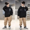 Áo nỉ hoodie bé trai thu đông, mẫu SER, size 18-52kg, nỉ bông dày, 85.000₫ 15