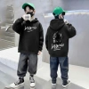 Áo nỉ hoodie bé trai thu đông, mẫu SER, size 18-52kg, nỉ bông dày, 85.000₫ 20