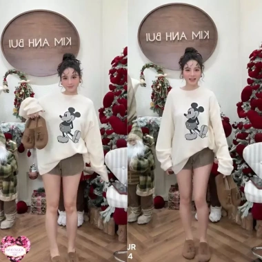 Áo Nỉ Kẻ Micky KAB New Chất Dày Mềm Mịn Form Vừa Freesize Cao Cấp Loại 1 Giá 380.000đ 2 Áo Nỉ Kẻ Micky KAB New Chất Dày Mềm Mịn Form Vừa Freesize Cao Cấp Loại 1 Giá 380.000đ 2