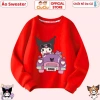 Áo Nỉ Kuromi Dài Tay Bé Gái CIUCIU KID - Cổ Tròn Vải Nỉ Da Cá, Giá Ưu Đãi 160.000₫, Giữ Ấm Thu Đông 8