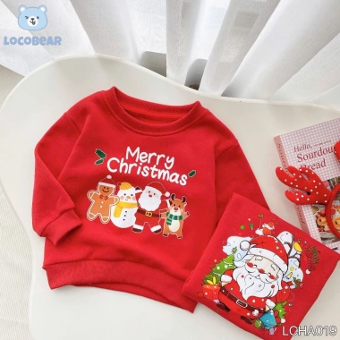 Áo nỉ Noel bé họa tiết ông già Noel - Cao cấp, mềm mại, giảm còn 155.100đ 7