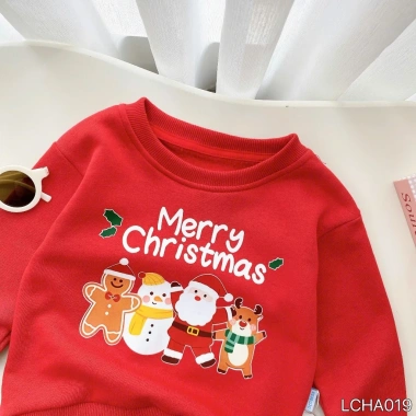 Áo nỉ Noel bé họa tiết ông già Noel - Cao cấp, mềm mại, giảm còn 155.100đ 8