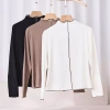 Áo nỉ nữ CARDINA nỉ bông cotton dài tay ôm cổ cao viền bèo 5YANF09 165k 6