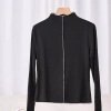 Áo nỉ nữ CARDINA nỉ bông cotton dài tay ôm cổ cao viền bèo 5YANF09 165k 7