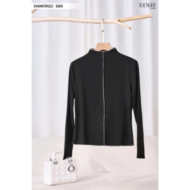 Áo nỉ nữ CARDINA nỉ bông cotton dài tay ôm cổ cao viền bèo 5YANF09 165k 10 Áo nỉ nữ CARDINA nỉ bông cotton dài tay ôm cổ cao viền bèo 5YANF09 165k 10