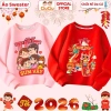 Áo Nỉ Sweater Bé Trai & Gái CIUCIU KID 2.026 - Vải Da Cá Mềm Mịn Giữ Ấm 160k