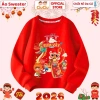 Áo Nỉ Sweater Bé Trai & Gái CIUCIU KID 2.026 - Vải Da Cá Mềm Mịn Giữ Ấm 160k 4