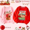 Áo Nỉ Sweater Capybara Noel cho Bé Trai & Bé Gái - Vải Nỉ Da Cá ấm, giảm 20% 2