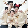 Áo Nỉ Sweater Gia Đình Famistyle In Chữ Smile Trái Tim 2 Lớp Cao Cấp Mềm Mịn Thoáng Khí 3