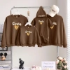 Áo Nỉ Sweater Gia Đình Famistyle In Chữ Smile Trái Tim 2 Lớp Cao Cấp Mềm Mịn Thoáng Khí 6