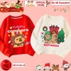 Áo Nỉ Sweater Giáng Sinh Hình Capybara Noel cho Bé Trai & Bé Gái - CIUCIU KID Vải Nỉ Da Cá 2
