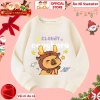 Áo Nỉ Sweater Giáng Sinh Hình Capybara Noel cho Bé Trai & Bé Gái - CIUCIU KID Vải Nỉ Da Cá 10