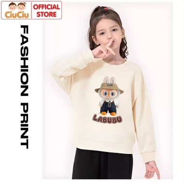 Áo Nỉ Sweater Labubu CIUCIU KID cho Bé 9-35kg, Vải Da Cá Mềm Mại Ấm Áp - Giá 160.000 6