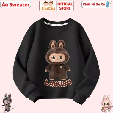 Áo Nỉ Sweater Labubu CIUCIU KID cho Bé 9-35kg, Vải Da Cá Mềm Mại Ấm Áp - Giá 160.000 8