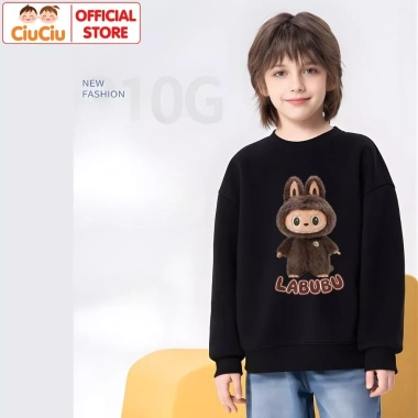 Áo Nỉ Sweater Labubu CIUCIU KID cho Bé 9-35kg, Vải Da Cá Mềm Mại Ấm Áp - Giá 160.000 9