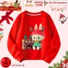 Áo Nỉ Sweater Labubu Noel Giáng Sinh cho Bé Trai và Bé Gái – Vải Nỉ Da Cá Giữ Nhiệt, Giá 160.000 VND (Giảm từ 195.200 VND)