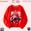 Áo Nỉ Sweater Người Nhện CIUCIU KID Cho Bé Trai Dài Tay Thu Đông Cổ Tròn Vải Da Cá Mềm Giá Ưu Đãi 160k 2