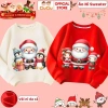 Áo Nỉ Sweater Noel Giáng Sinh CIUCIU KID cho Bé Trai & Bé Gái, Vải Da Cá Co Dãn Giữ Nhiệt 2