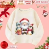 Áo Nỉ Sweater Noel Giáng Sinh CIUCIU KID cho Bé Trai & Bé Gái, Vải Da Cá Co Dãn Giữ Nhiệt 5
