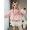 Áo Nỉ Sweater Nữ Boxy Thêu ROCK BAND Unisex Ulzzang Hàn Quốc, 3 màu dễ phối, giá 119k 4