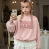 Áo Nỉ Sweater Nữ Boxy Thêu ROCK BAND Unisex Ulzzang Hàn Quốc, 3 màu dễ phối, giá 119k 6