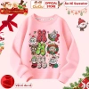 Áo Nỉ Sweater Thu Đông Labubu Noel Bé Trai và Gái – Vải Da Cá Giữ Nhiệt, Giá 160k