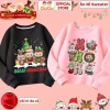 Áo Nỉ Sweater Thu Đông Labubu Noel Bé Trai và Gái – Vải Da Cá Giữ Nhiệt, Giá 160k 2