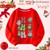 Áo Nỉ Sweater Thu Đông Labubu Noel Bé Trai và Gái – Vải Da Cá Giữ Nhiệt, Giá 160k 5