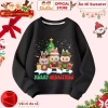 Áo Nỉ Sweater Thu Đông Labubu Noel Bé Trai và Gái – Vải Da Cá Giữ Nhiệt, Giá 160k 6