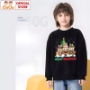 Áo Nỉ Sweater Thu Đông Labubu Noel Bé Trai và Gái – Vải Da Cá Giữ Nhiệt, Giá 160k 7